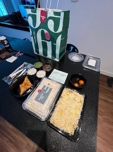 Indian biryani in Dubai